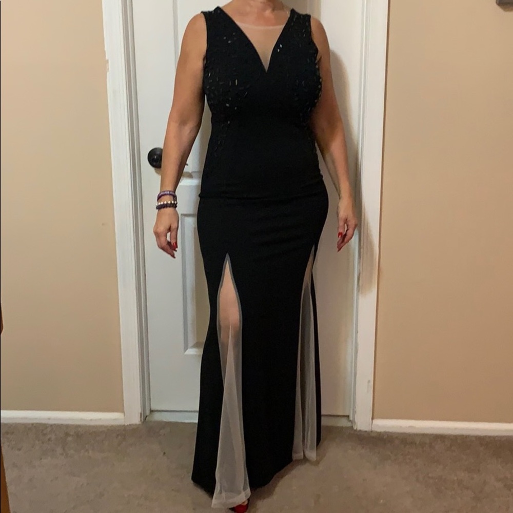 Black gown